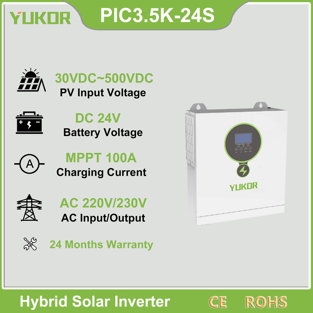 PIC Series Solar Inverter 1.5KW/2.5KW/3.5KW