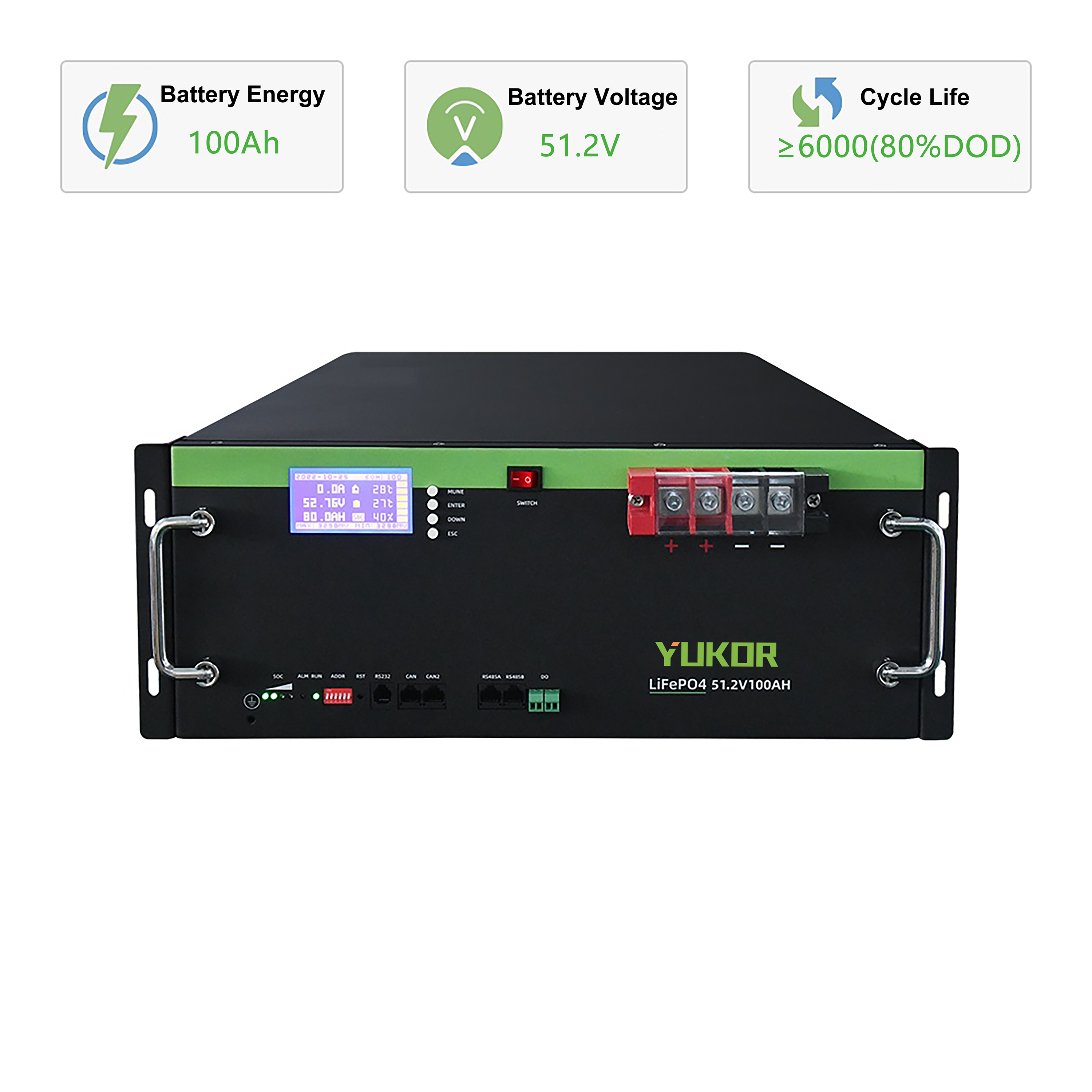 IMP‑CT48100 Series Rack‑Mounted Lithium Battery 5KWH