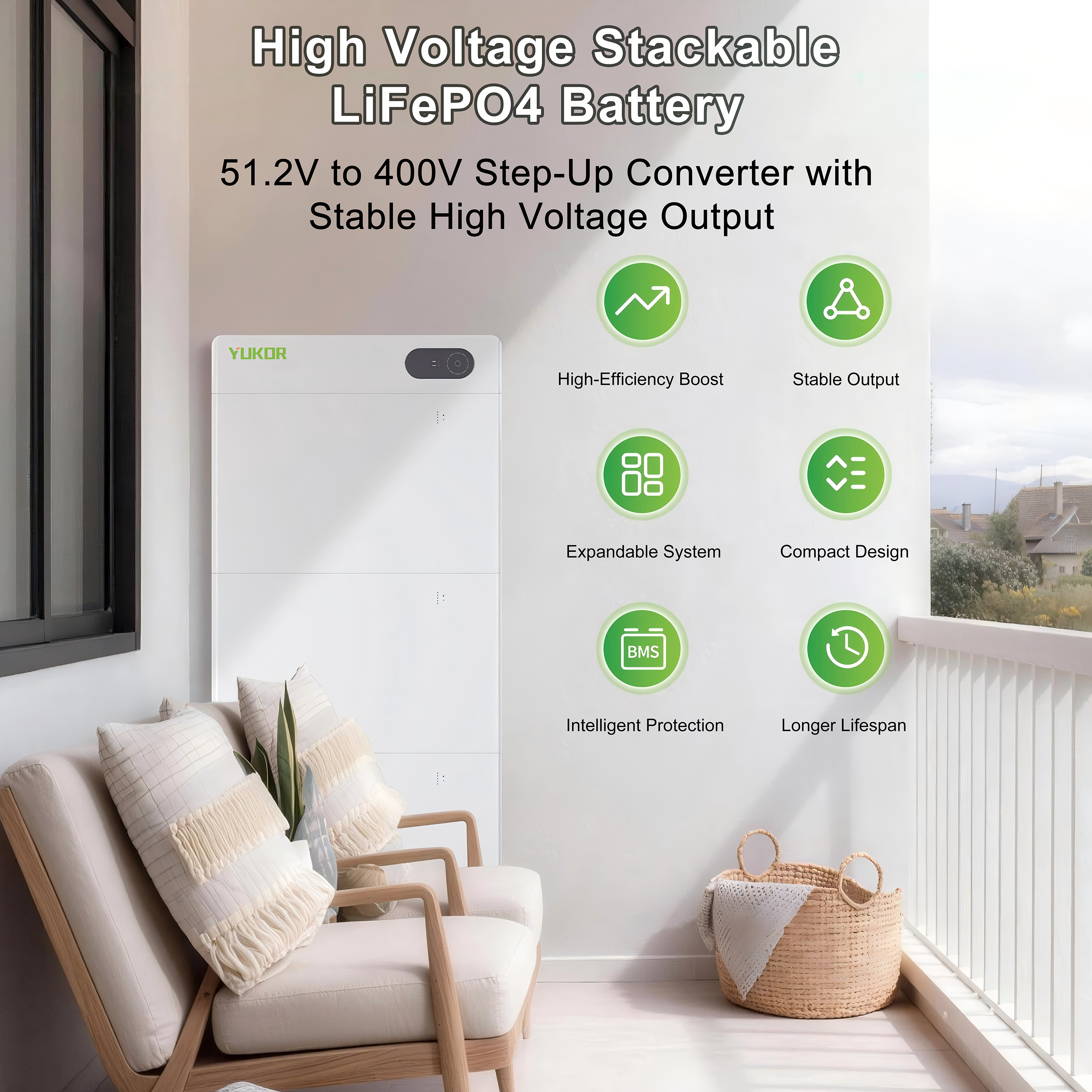 IMP‑HV‑DD48100 Series High‑Voltage Stackable Energy Storage System