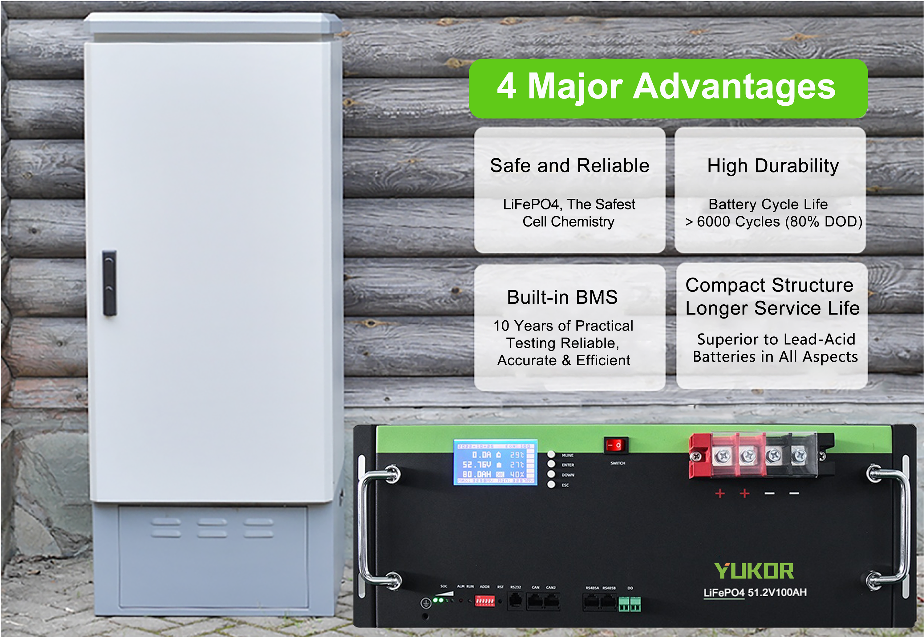 IMP‑CT48100 Series Rack‑Mounted Lithium Battery 5KWH