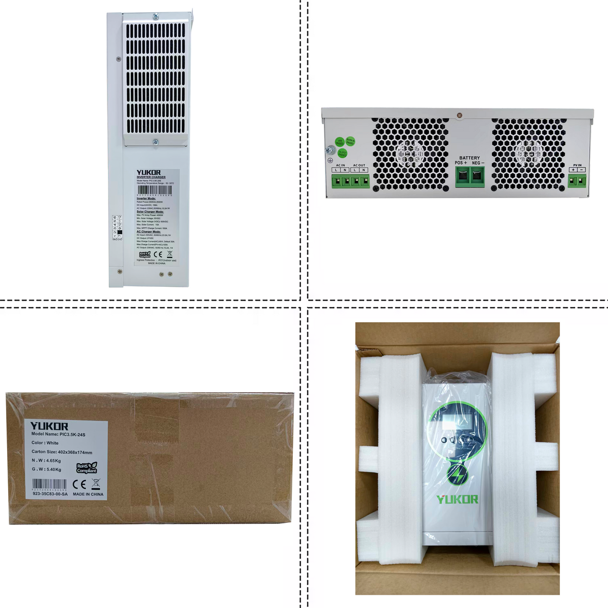 PIC Series Solar Inverter 1.5KW/2.5KW/3.5KW