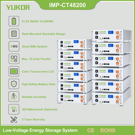 YUKOR IMP-CT48200 rack battery product overview graphic