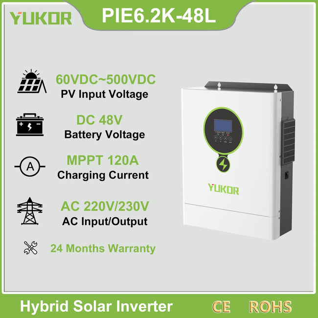 PIE6.2K-48L Hybrid Solar Inverter